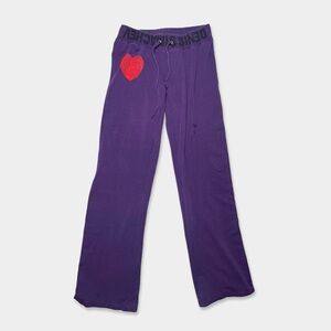 DENIS SIMACHEV Sweatpants Size L Purple Color Low Rise Pre-Owned